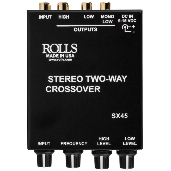Main product image for Rolls SX45 Stereo Two-Way Mini Crossover w/S 245-1184
